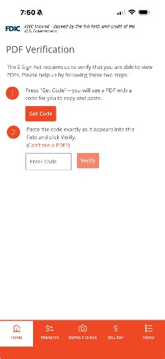 Screenshot_SMART Online_Enroll eStatement Code_02.25.26 Enroll eStatement Code Image